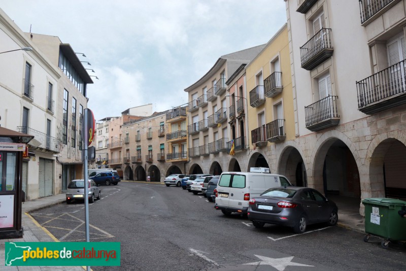 Bellpuig - Porxos de la plaça Sant Roc