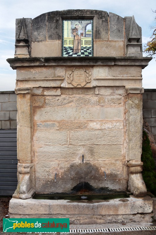 Bellpuig - Font de Sant Antoni (Foto: Albert Esteves, 2018) Bellpuig - Font de Sant Antoni