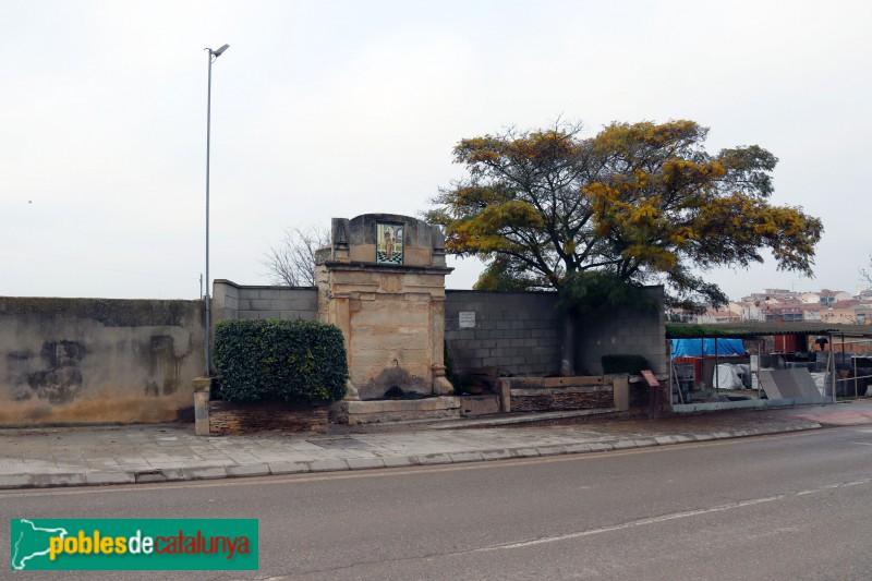 Bellpuig - Font de Sant Antoni (Foto: Albert Esteves, 2018) Bellpuig - Font de Sant Antoni