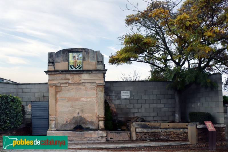 Bellpuig - Font de Sant Antoni (Foto: Albert Esteves, 2018) Bellpuig - Font de Sant Antoni