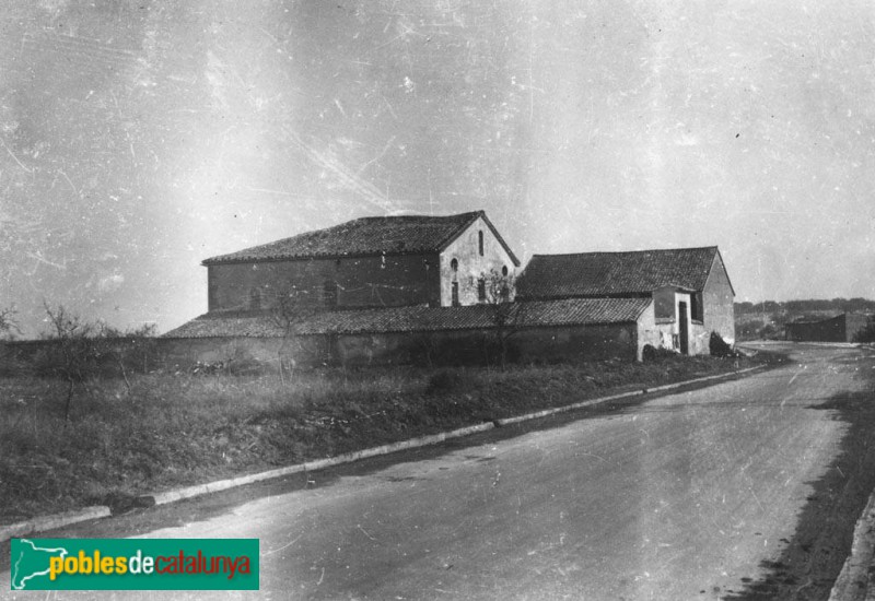 Bellpuig - Hostal Les Soques (Foto: <i>Antoni Gallardo -Arxiu Fotogràfic Centre Excursionista de Catalunya-</i>, 1934) Bellpuig - Hostal Les Soques
