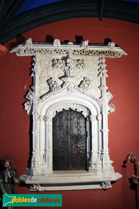 Bellpuig - Convent de Sant Bartomeu, armari de la sagristia