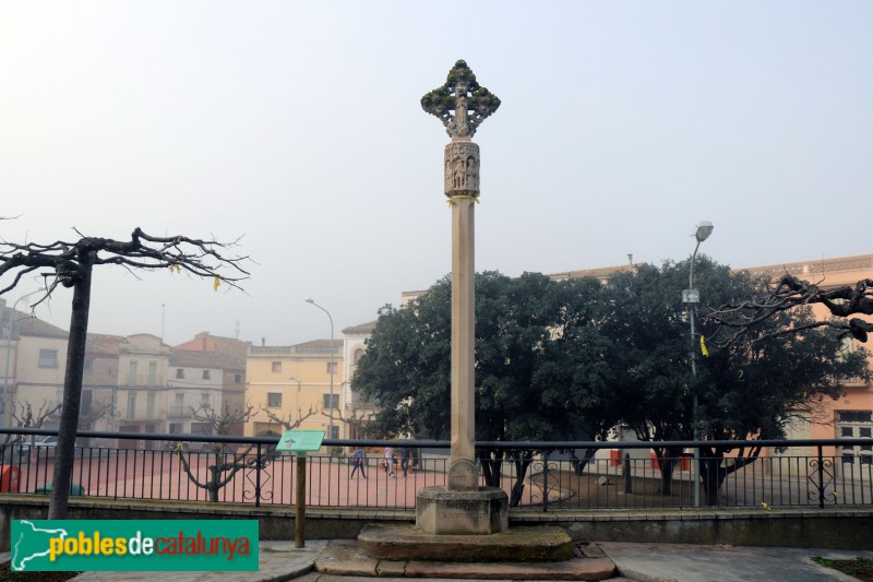 Castellserà - Creu de terme (Foto: Albert Esteves, 2018) Castellserà - Creu de terme