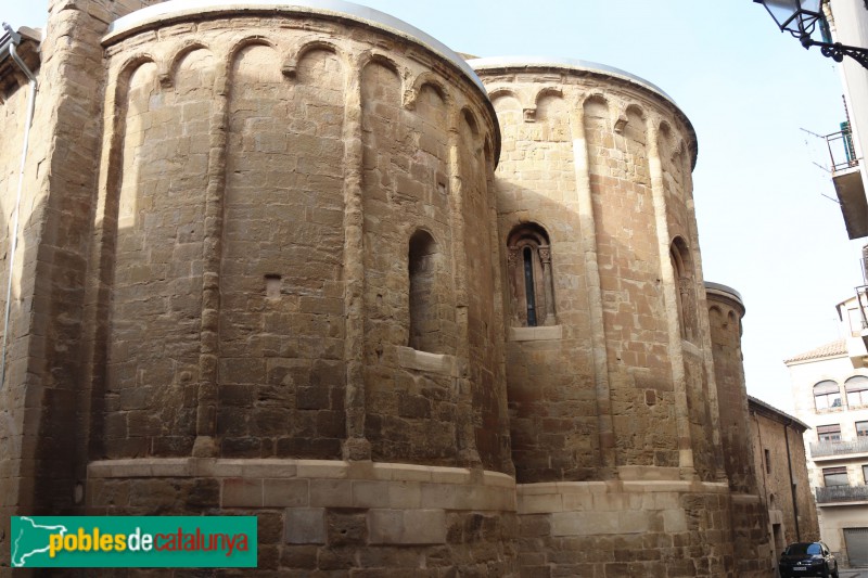 Agramunt - Església de Santa Maria, capçalera (Foto: Albert Esteves, 2018) Agramunt - Església de Santa Maria, capçalera