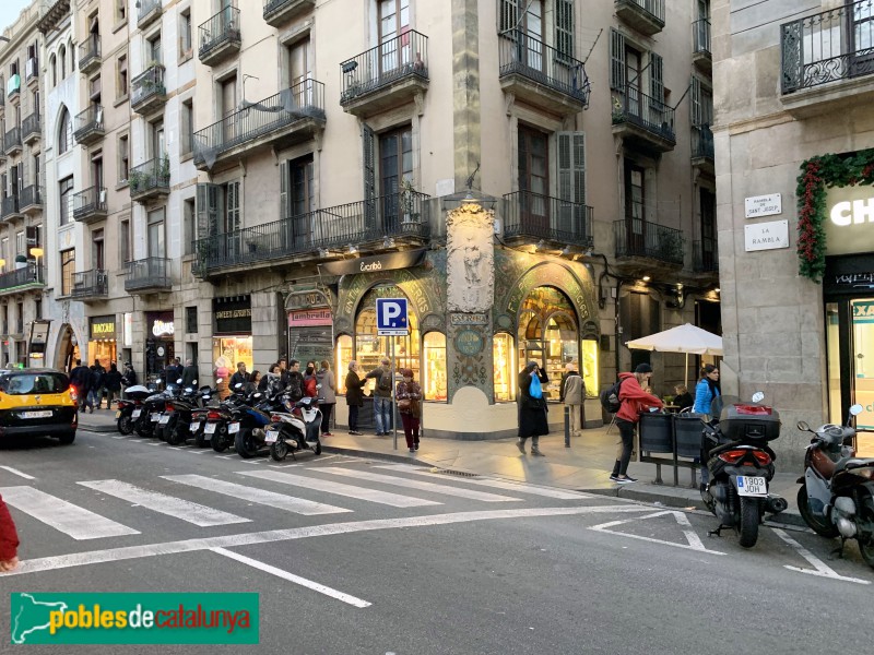 Barcelona - Antiga casa Figueras (Foto: Albert Esteves, 2019) Barcelona - Antiga casa Figueras