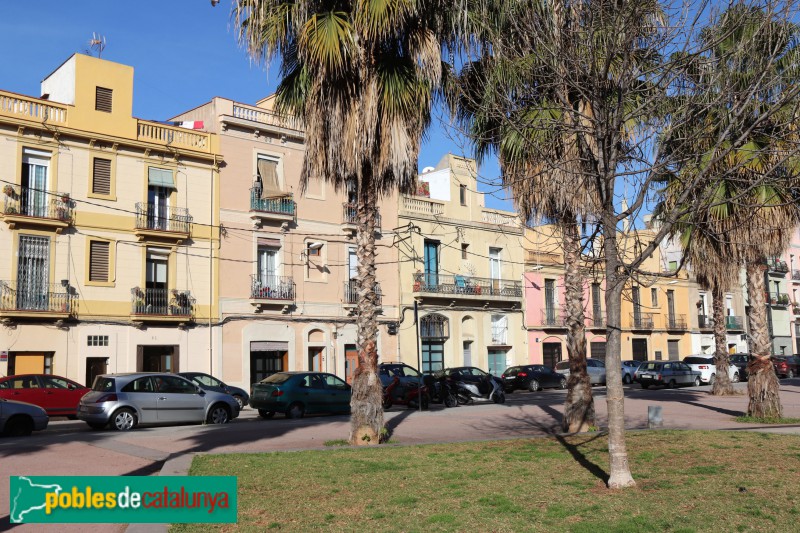 Barcelona - Cases del carrer Pellaires (Foto: Albert Esteves, 2019) Barcelona - Cases del carrer Pellaires