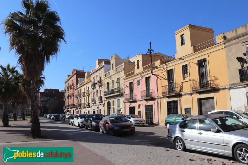 Barcelona - Cases del carrer Pellaires (Foto: Albert Esteves, 2019) Barcelona - Cases del carrer Pellaires