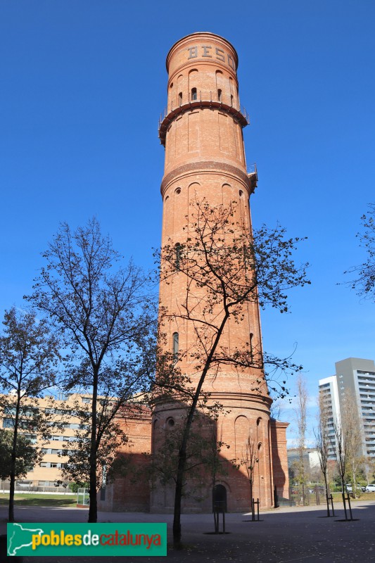 Barcelona - Torre de les Aigües del Besòs (Foto: Albert Esteves, 2019) Barcelona - Torre de les Aigües del Besòs