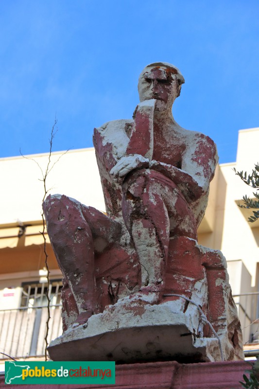 Barcelona - El Pensador del passatge Olivé