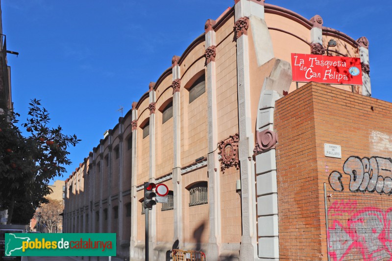 Barcelona - Menjadors de Can Felipa (Foto: Albert Esteves, 2019) Barcelona - Menjadors de Can Felipa