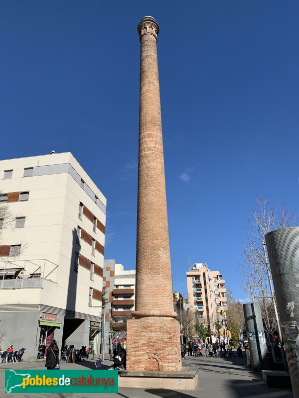 Barcelona - Can Saladrigas, xemeneia