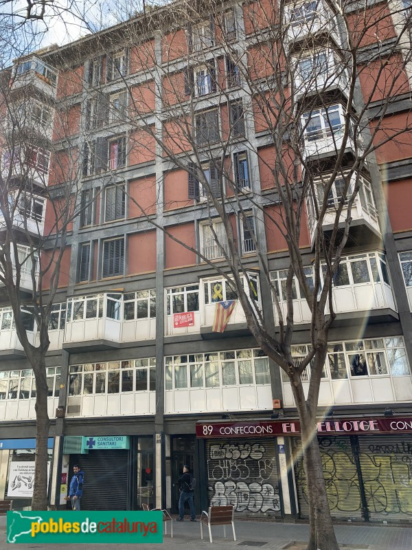 Barcelona - Comte Borrell, 87-89 (Foto: Albert Esteves, 2019) Barcelona - Comte Borrell, 87-89