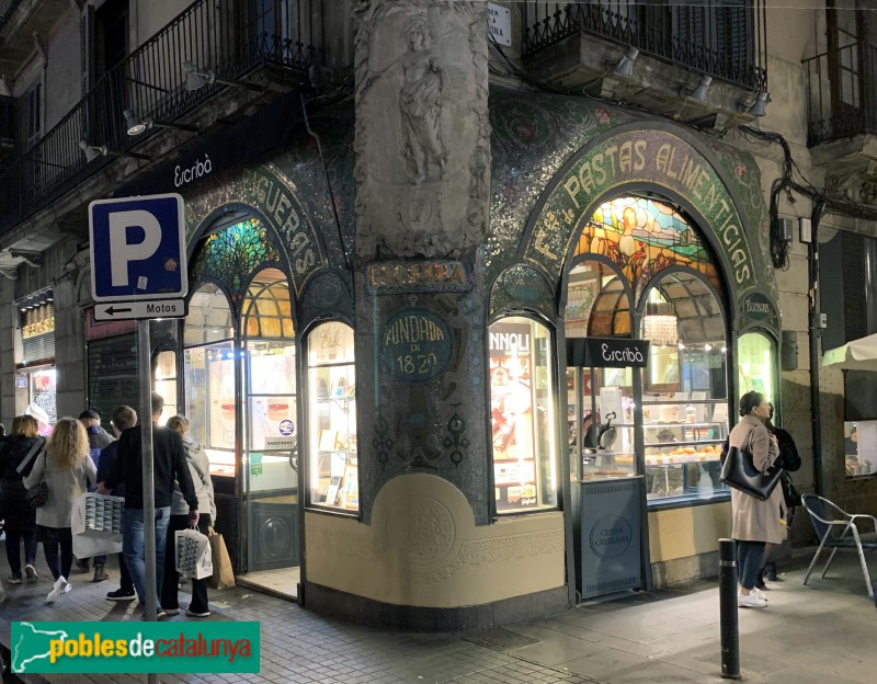 Barcelona - Antiga casa Figueras (Foto: Albert Esteves, 2019) Barcelona - Antiga casa Figueras