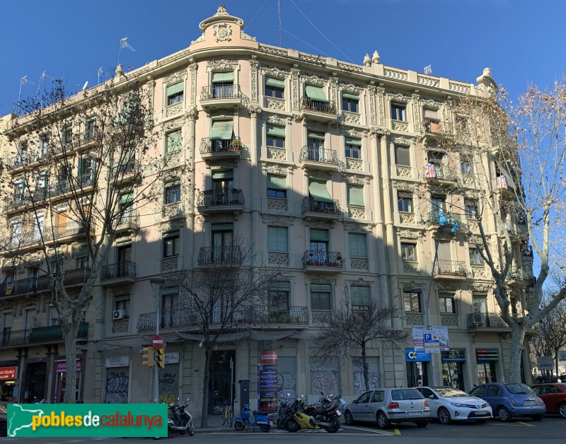 Barcelona - Consell de Cent, 89 (Foto: Albert Esteves, 2019) Barcelona - Consell de Cent, 89