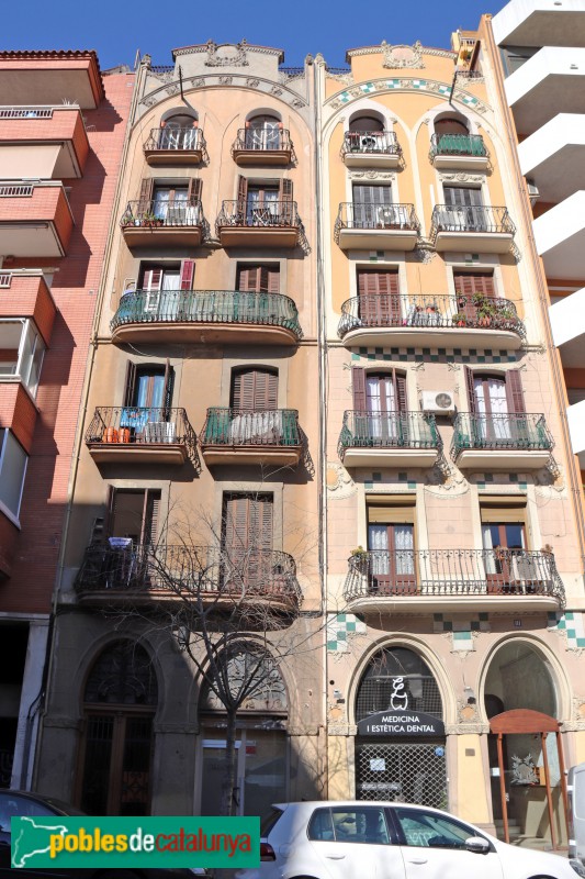 Barcelona - Consell de Cent, 109 -111 (Foto: Albert Esteves, 2019) Barcelona - Consell de Cent, 109 -111