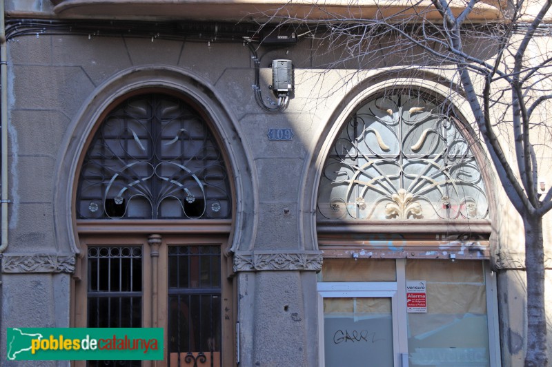 Barcelona - Consell de Cent, 109 (Foto: Albert Esteves, 2019) Barcelona - Consell de Cent, 109