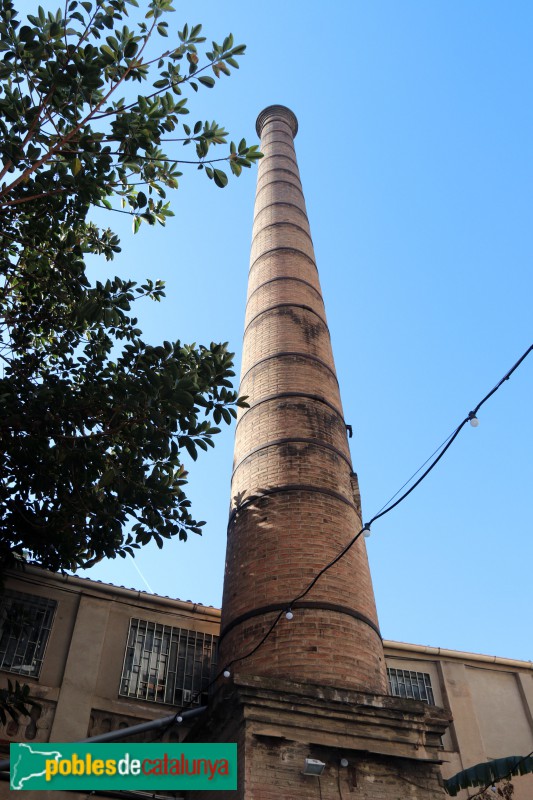 Barcelona - Fàbrica Lehmann, xemeneia