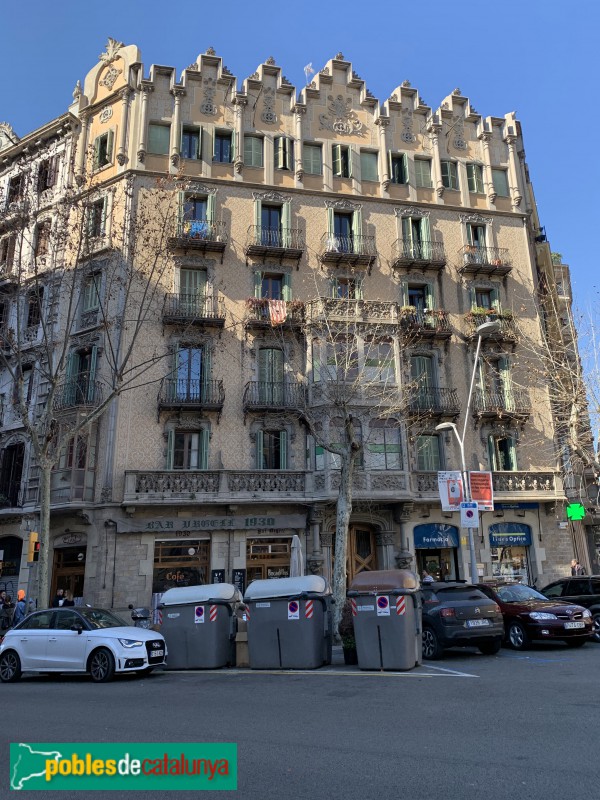 Barcelona - Consell de Cent, 189 (Foto: Albert Esteves, 2019) Barcelona - Consell de Cent, 189