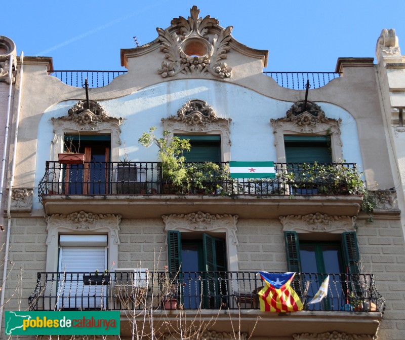 Barcelona - Casa Joan Contijoch (Diputació, 28) (Foto: Albert Esteves, 2019) Barcelona - Casa Joan Contijoch (Diputació, 28)