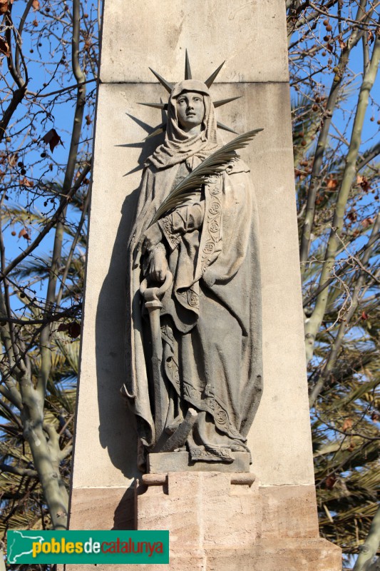 Cementiri del Poblenou - Tanca exterior: l'Esperança (Foto: Albert Esteves, 2019) Cementiri del Poblenou - Tanca exterior: l'Esperança