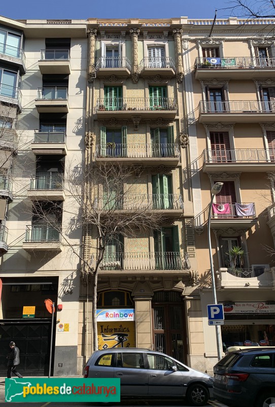 Barcelona - Casa Joan Lledó (Viladomat, 132)
