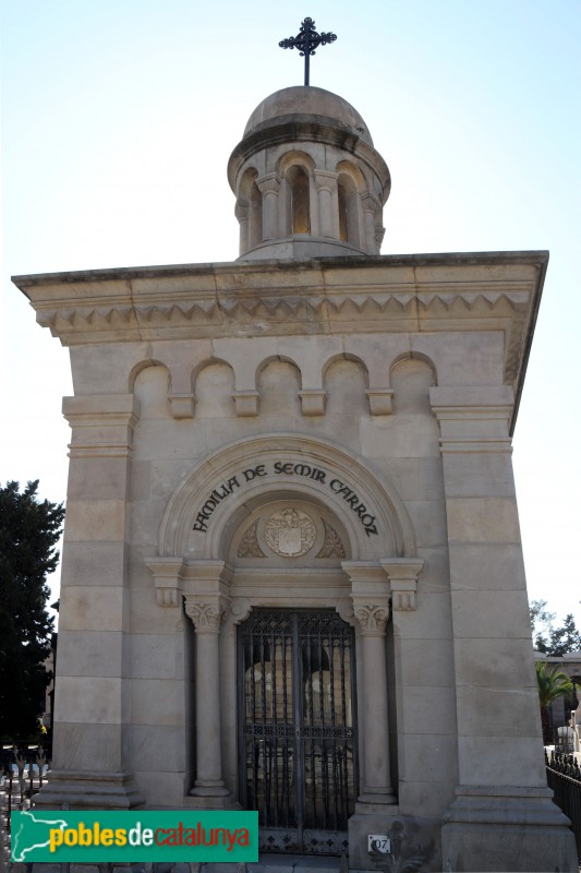 Cementiri del Poblenou - Panteó Semir (Foto: Albert Esteves, 2019) Cementiri del Poblenou - Panteó Semir