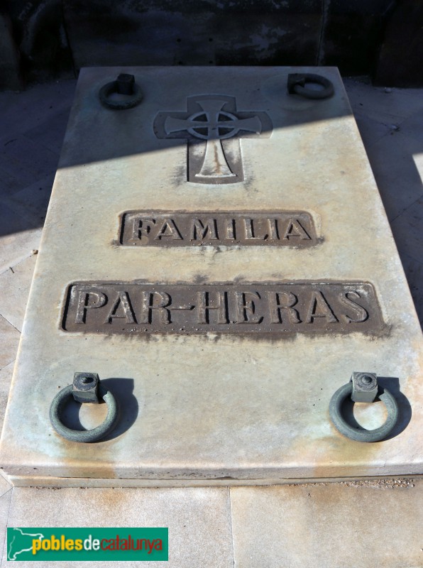 Cementiri del Poblenou - Sepulcre Par-Heras