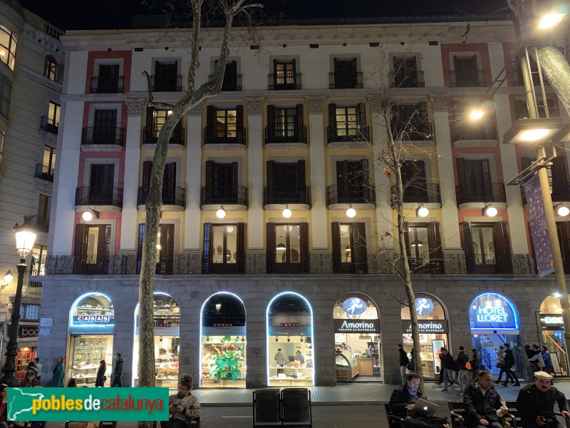 Barcelona - Hotel Lloret, de nit