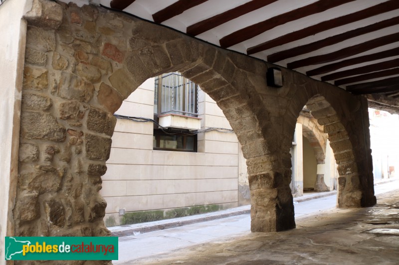 Agramunt - Coberts del carrer Sabateria de Baix