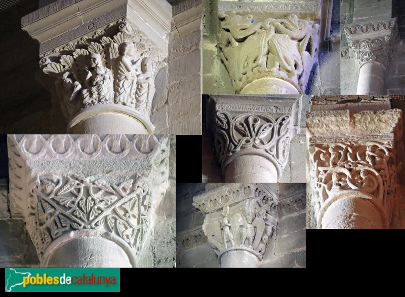 Agramunt - Església de Santa Maria, capitells (Foto: Albert Esteves, 2019) Agramunt - Església de Santa Maria, capitells