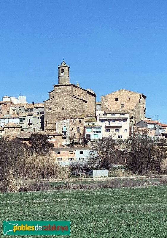 Puigverd d'Agramunt - Església de Sant Pere i castell