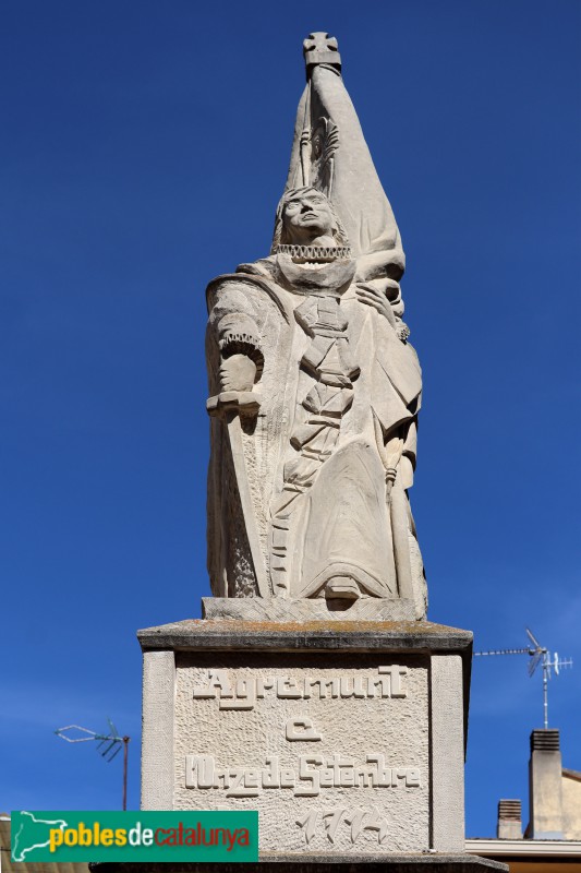 Agramunt - Monument a l'Onze de Setembre (Foto: Albert Esteves, 2019) Agramunt - Monument a l'Onze de Setembre