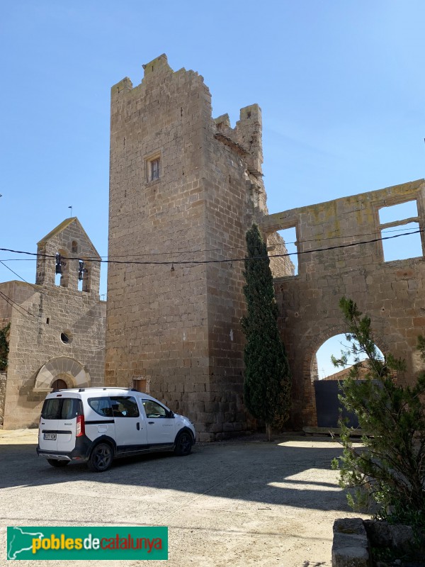 Ossó de Sió - Castell de Castell de Montfalcó d'Agramunt