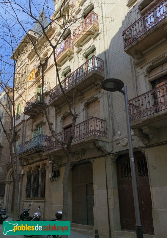 Barcelona - Casa Henriette Cros (Dalmau, 11)