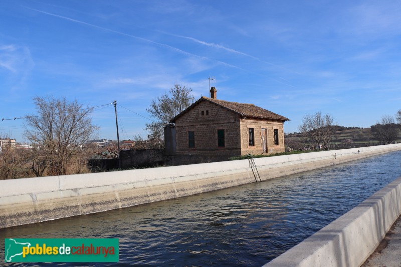 Agramunt - El canal a l'alçada del Pont de Ferro