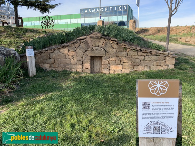 Agramunt - Parc de Riella, cabana de volta (Foto: Albert Esteves, 2019) Agramunt - Parc de Riella, cabana de volta