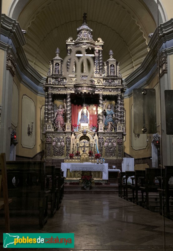 Agramunt - Església de Santa Maria, capella de la Mare de Déu dels Socors