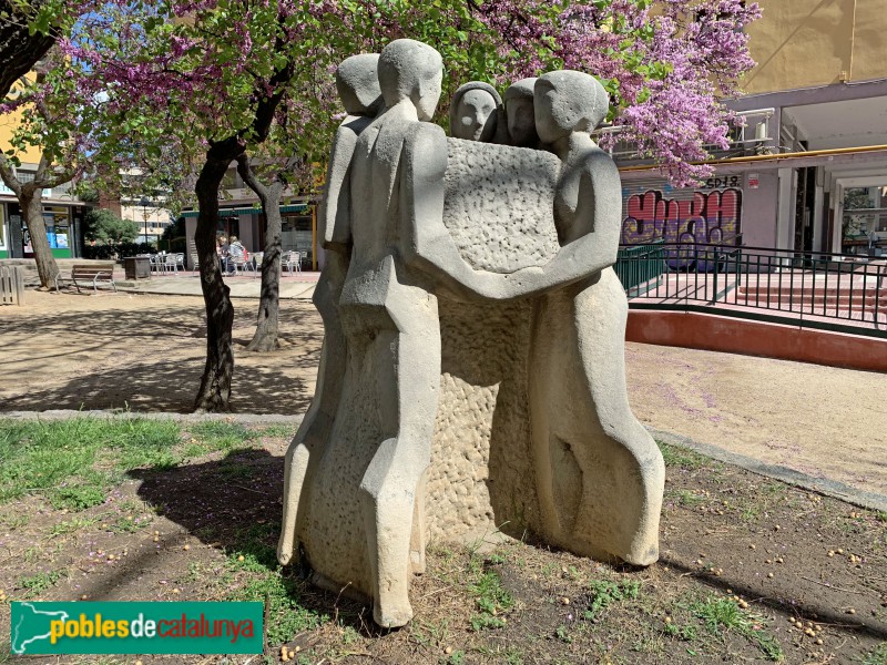 Barcelona - Escultura Cooperativa Montseny (Cooperació)