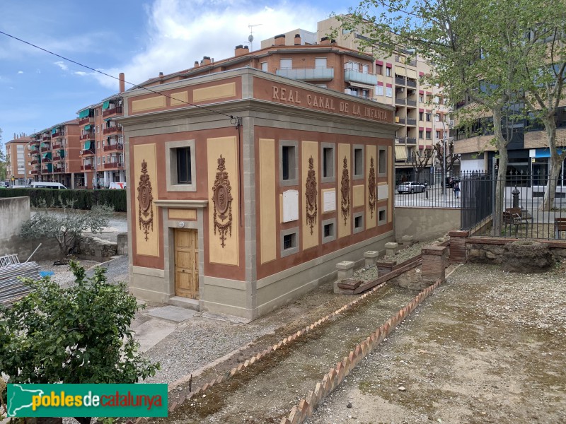 Molins de Rei - Casa de comportes del canal de la Infanta