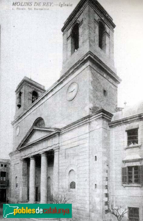 Molins de Rei - Església de Sant Miquel, església antiga (destruïda)