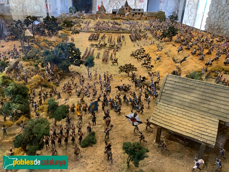 La Bisbal d'Empordà - Maqueta de la batalla de Waterloo