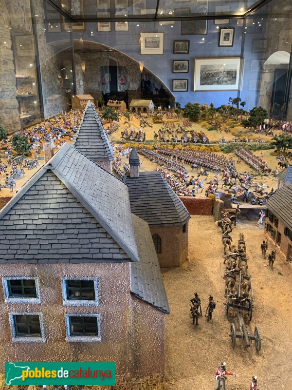 La Bisbal d'Empordà - Maqueta de la batalla de Waterloo