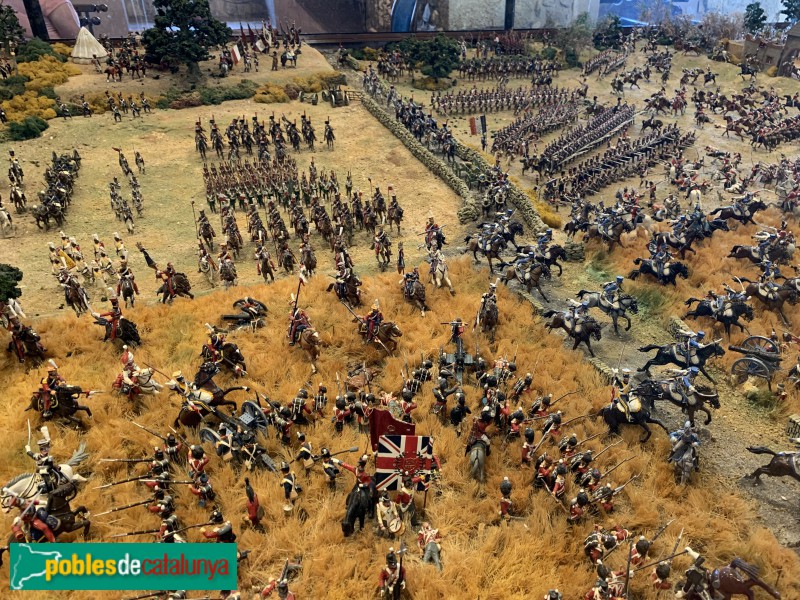 La Bisbal d'Empordà - Maqueta de la batalla de Waterloo