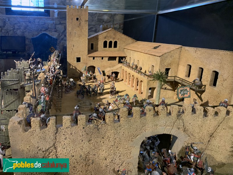 La Bisbal d'Empordà - Maqueta de la la presa del castell