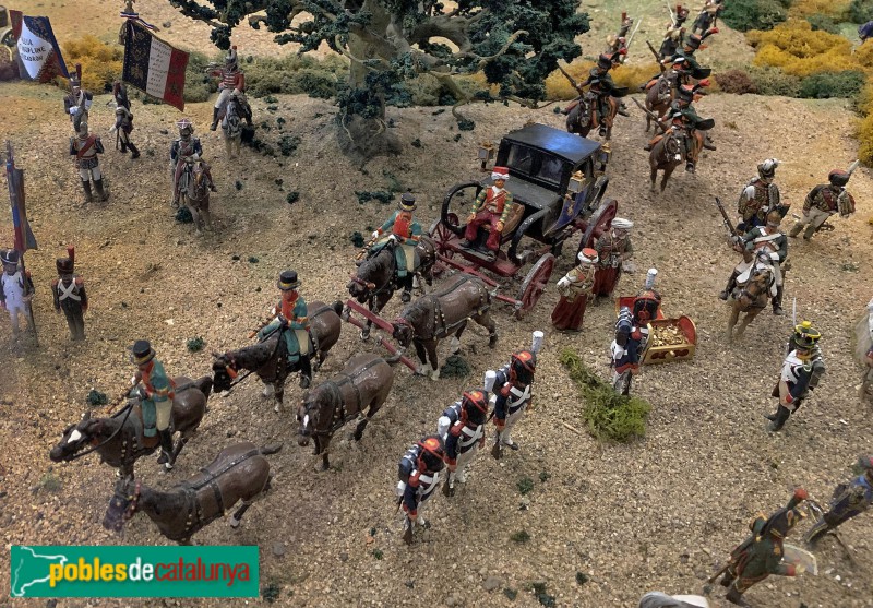 La Bisbal d'Empordà - Maqueta de la batalla de Waterloo