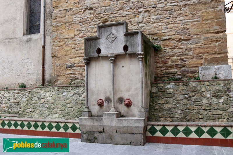 Font de la plaça Germans Sitjar