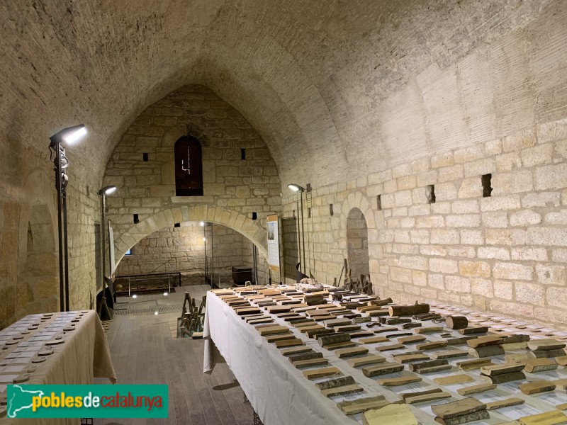 La Bisbal d'Empordà - Castell. Sala de les tines