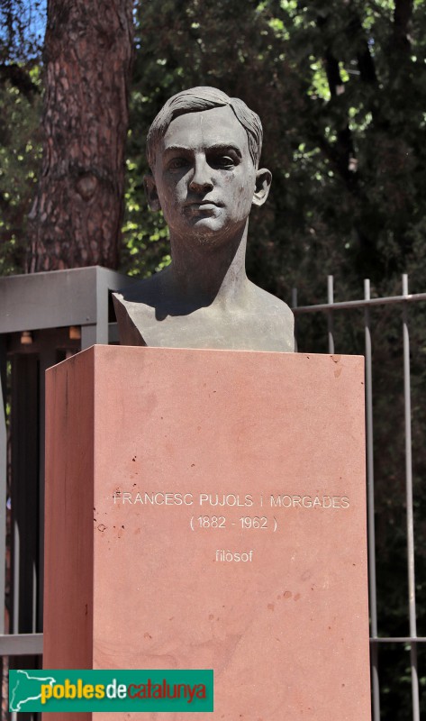 Martorell - Torre de les Hores, bust de Francesc Pujols