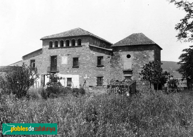 Barcelona - Can Vinyals de la Torre (Foto: <i>Antoni Gallardo. Arxiu Fotogràfic Centre Excursionista de Catalunya</i>, 1925) Barcelona - Can Vinyals de la Torre