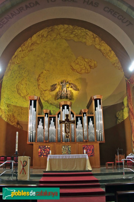 Olesa de Montserrat - Església de Santa Maria, interior